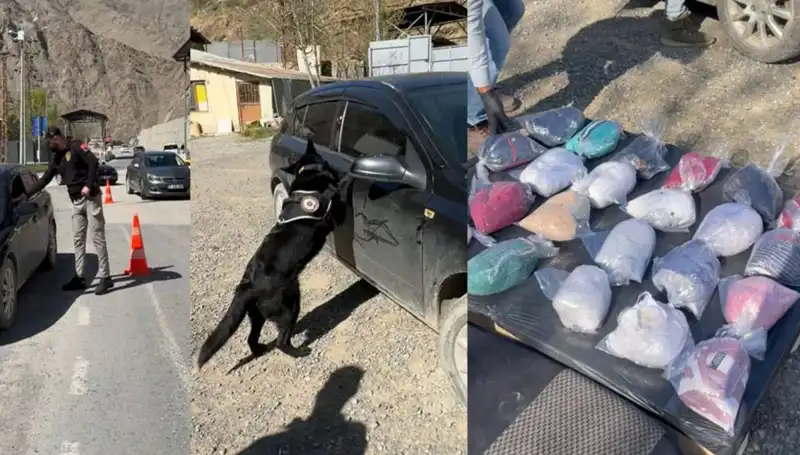 Sahte Belge ile Yakalanan Araçta Uyuşturucu Madde Çıktı!