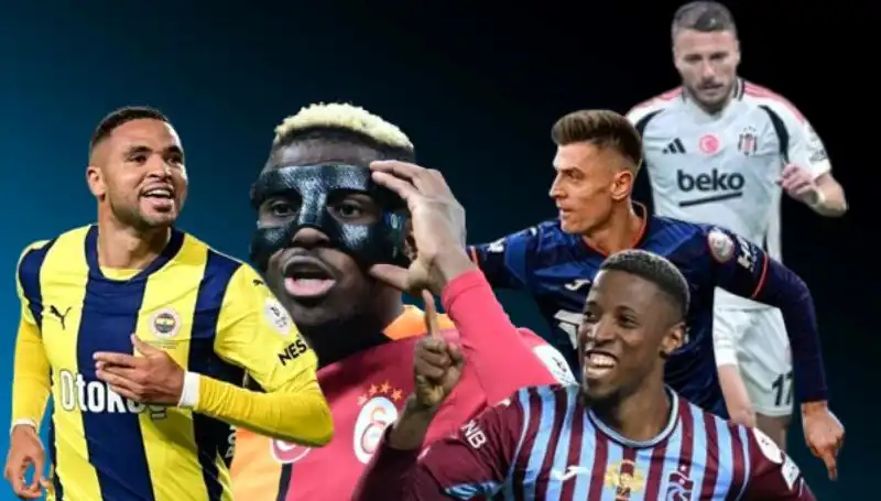 Süper Lig'de Gol Krallığı Yarışı: Osimhen, Banza ve En-Nesyri Rekor Peşinde!