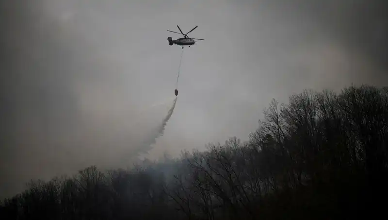 Güney Kore'de Yangın Söndürme Helikopteri Düştü: Kahraman Pilot Hayatını Kaybetti