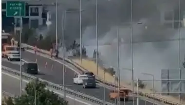 Anadolu Otoyolu’nda Sigara Izmaridi Yangını: Korku Dolu Anlar Yaşandı