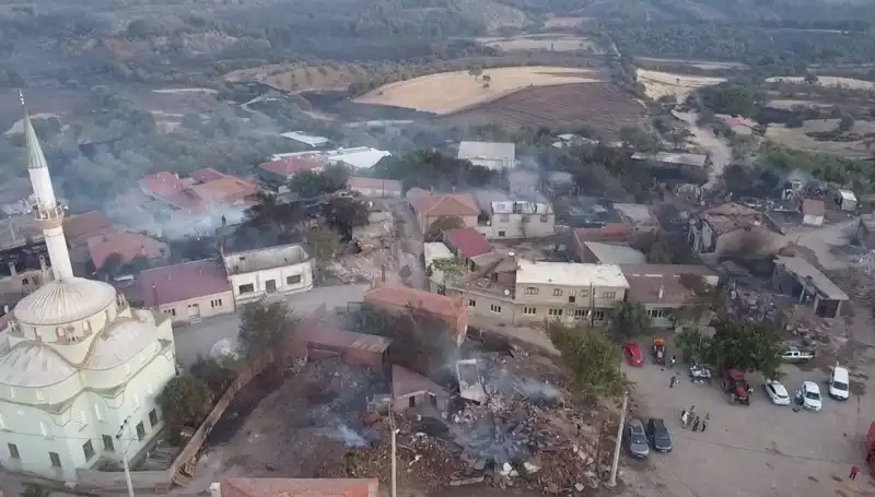 Çanakkale'de Orman Yangını: Havadan Görüntülerle Acı Manzara Ortaya Çıktı