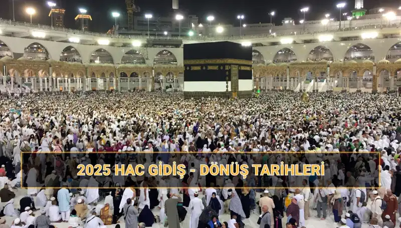 2025 Hac Tarihleri Açıklandı: Hac Fiyatları ve Detaylar