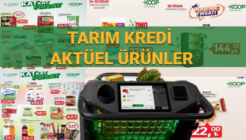 Tarım Kredi Marketleri'nden Nisan Ayına Özel İndirimlerle Dolu Alışveriş Fırsatları